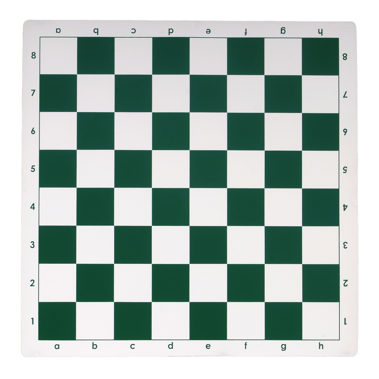 WE Games Tournament Roll Up Vinyl Chess Board - Green - 20 in.